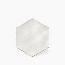 Carrelage hexagonal uni gris clair - AG2308012