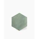 Carrelage hexagonal uni vert turquoise - AG2308013