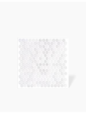 CARRELAGE MOSAIQUE RONDE EN PATE DE VERRE - FINITION MATTE - 28.6X28.6 (Ø19mm) - SE2309074- AO2308036