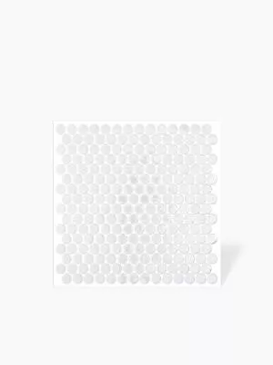 CARRELAGE MOSAIQUE RONDE EN PATE DE VERRE - FINITION MATTE - 28.6X28.6 (Ø19mm) - SE2309075