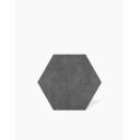 Carrelage collection OHIO pour sol et mur en grès cérame ANTHRACITE HEXAGONAL 22X25 cm pour intérieur - MK2305224