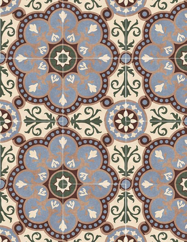 Carrelage TOLGA pour sol et mur en grès cérame 20 cm X 20 cm pour intérieur - MK2305233