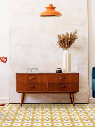 Andalusische Fliesen sun pink