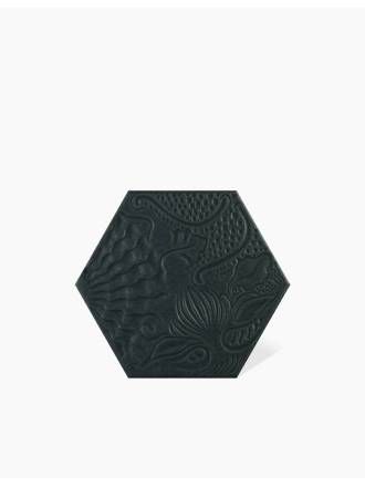 CARRELAGE HEXAGONAL GOYA NOIR 22X25 CM - FV2702003