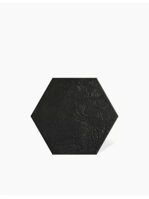 CARRELAGE HEXAGONAL VENECIA NOIR 22X25 CM - FV2702005 