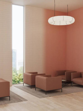 Carrelage Arc en Ciel Crème/Terracotta - 10.7x54.2 cm - FV2702016