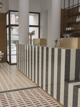 Carrelage Fragment Crème 3.7x11.6cm - FV2702023