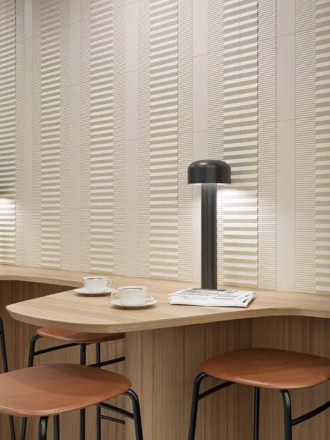 Carrelage Relief Blanc Neige - 7.5x30cm - FV2702041