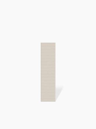 Carrelage Relief Blanc Neige - 7.5x30cm - FV2702041