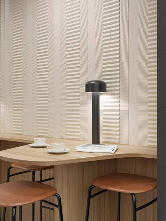 Carrelage Relief Blanc Neige - 7.5x30cm - FV2702041