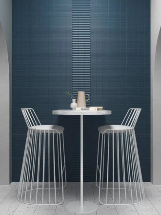 Carrelage Relief Blanc Neige - 7.5x30cm - FV2702041