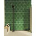 Carrelage Faience Glossy Martelée Vert Emeraude 5x15cm - FV2702055