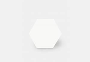 carrelage hexagonal blanc